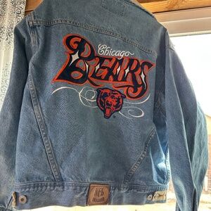 NFL Branded Chicago Bears denim jacket lg